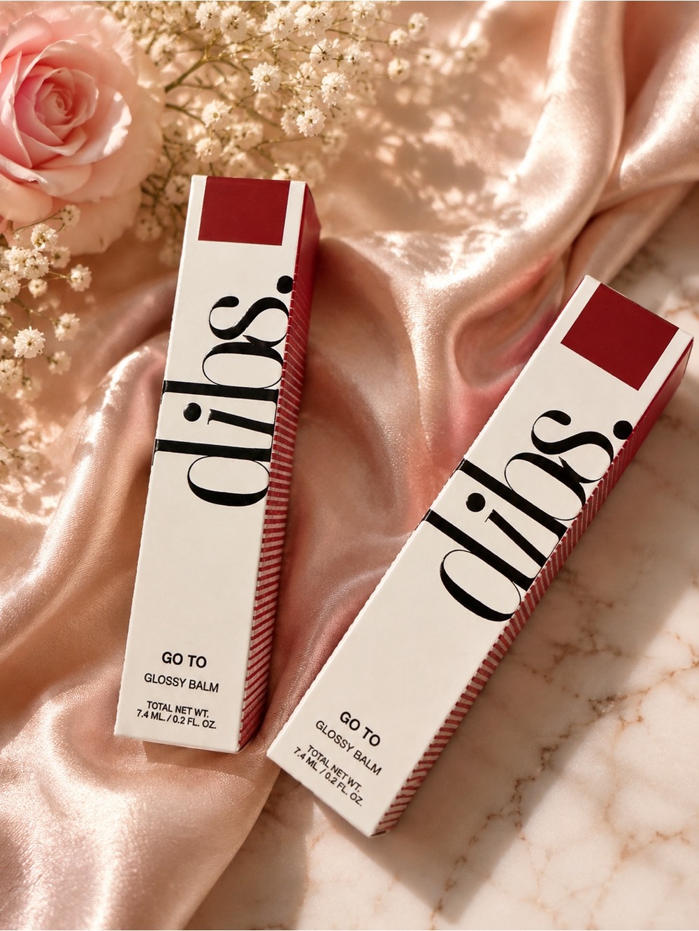 Go To Glossy Balm — Rich Rose Red color sims